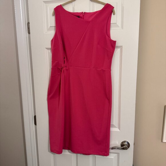 Talbots Pink Sheath Dress 12 - Picture 1 of 4